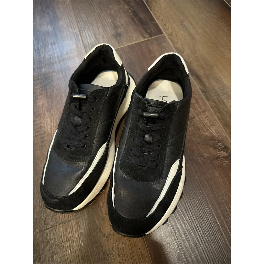 Lonza KissKitty Womens Sneakers EU 38‎ US 7.5 -8 Black Leather
